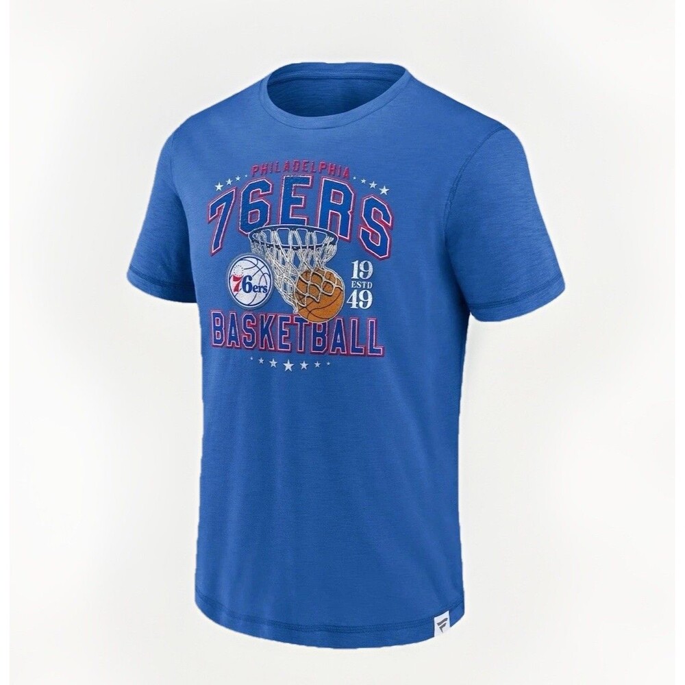 Philadelphia 76ers T-Shirt Graphic NBA Basketball Fanatics Men's Size Large NWT